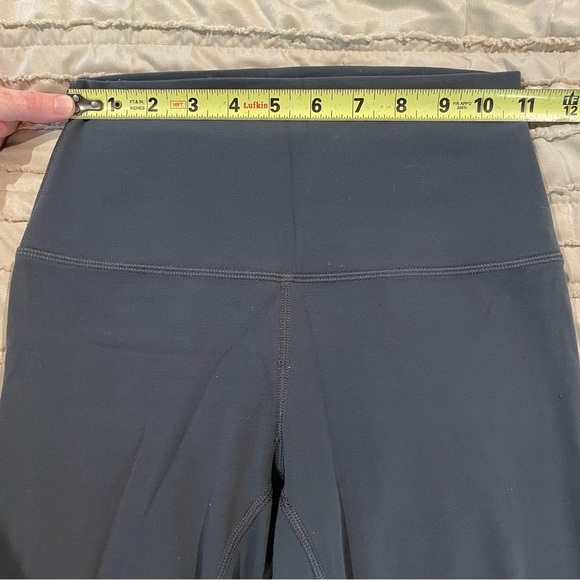 Lululemon Align Crop 19" Activewear Leggings Blue Tied 4 W6HGRS - Picture 7 of 9